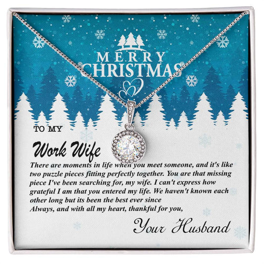 4010b Eternal Hope Necklace, Gift to My Wife with Beautiful Message Card