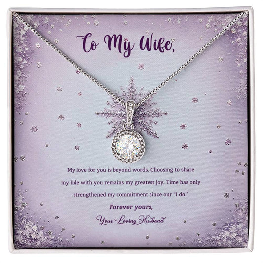 95314 d Eternal Hope Necklace, Gift to My Wife with Beautiful Message Card