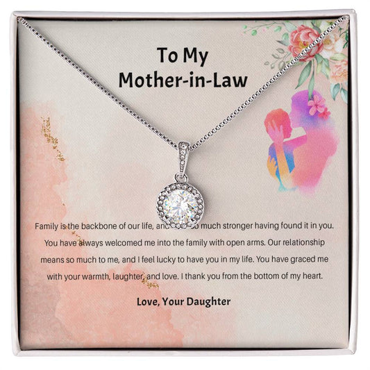 94689b Eternal Hope Necklace, Gift to my Stepmom with Beautiful Message Card