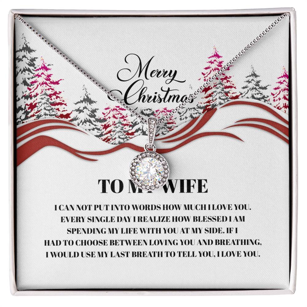 4016a Eternal Hope Necklace, Gift to My Wife with Beautiful Message Card