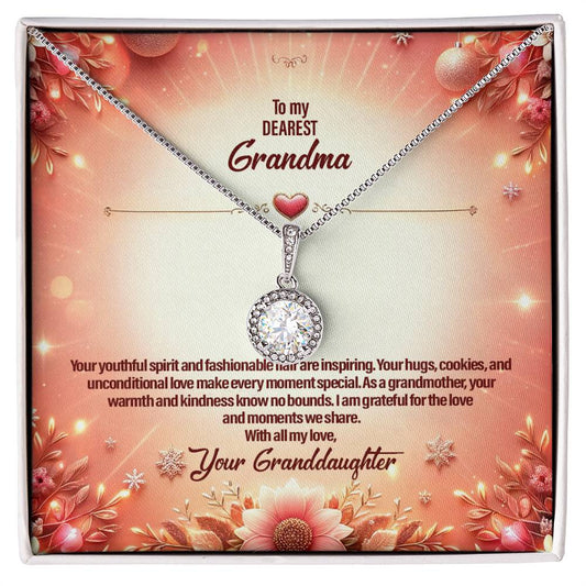 4051c Eternal Hope Necklace, Gift to my Grandma with Beautiful Message Card