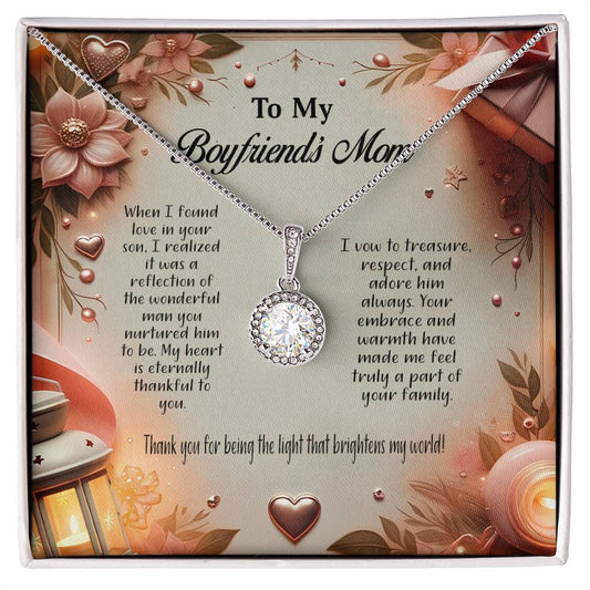 4044a Eternal Hope Necklace, Gift to my Boyfriend's Mom with Beautiful Message Card