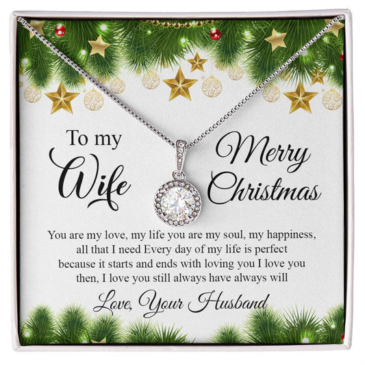 4004 Eternal Hope Necklace, Gift to My Wife with Beautiful Message Card