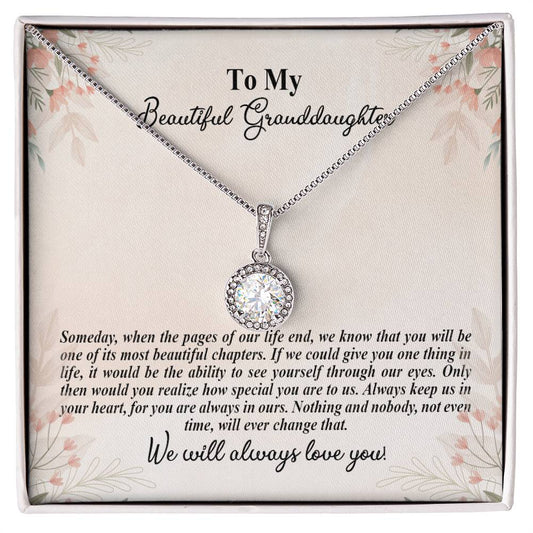 4025d Eternal Hope Necklace, Gift to my Granddaughter with Beautiful Message Card