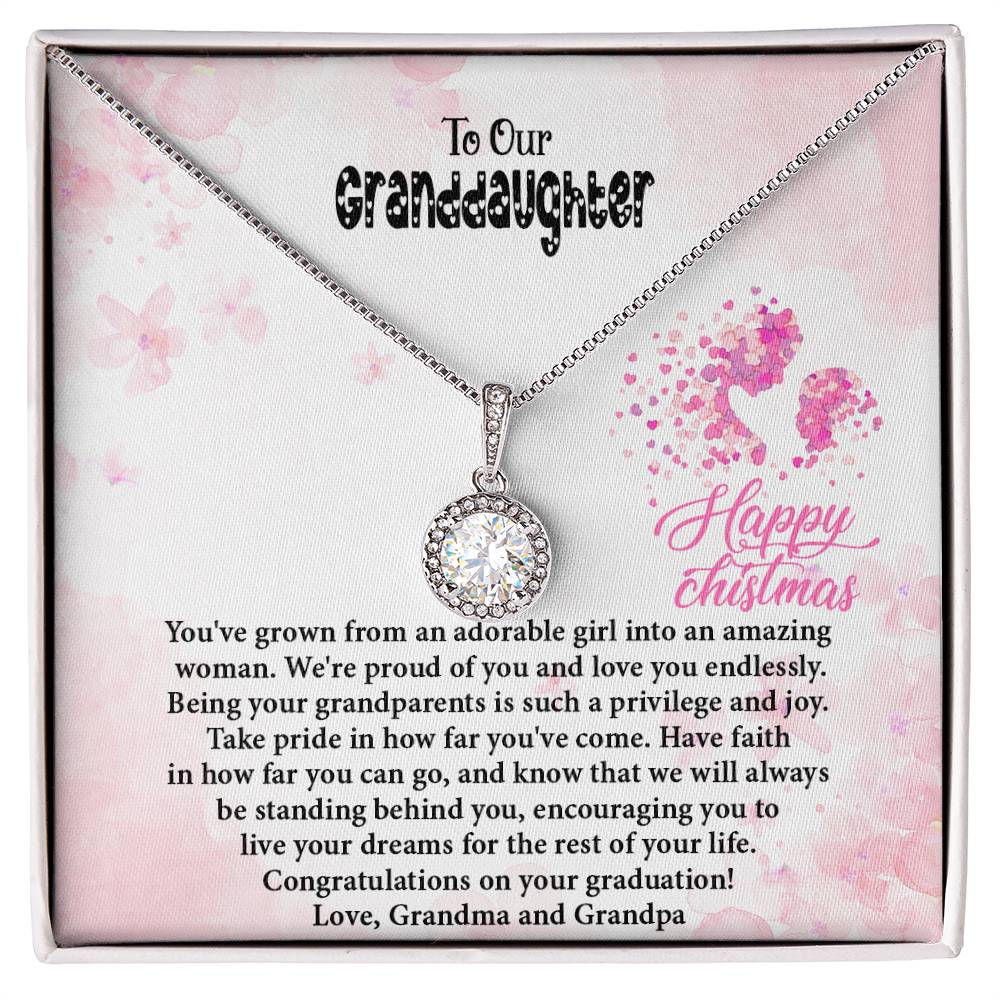 4020 d Eternal Hope Necklace, Gift to my Granddaughter with Beautiful Message Card