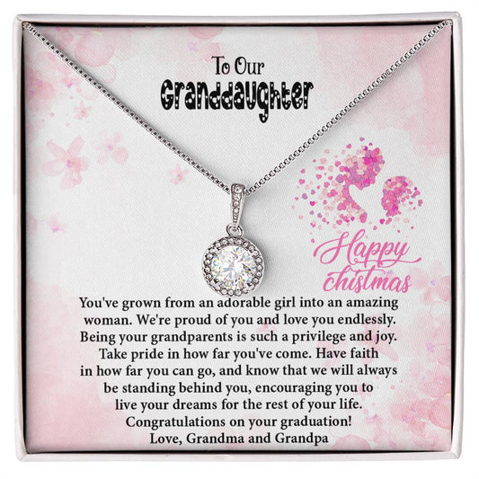4020 d Eternal Hope Necklace, Gift to my Granddaughter with Beautiful Message Card