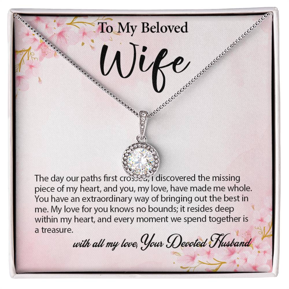 4029a Eternal Hope Necklace, Gift to My Wife with Beautiful Message Card