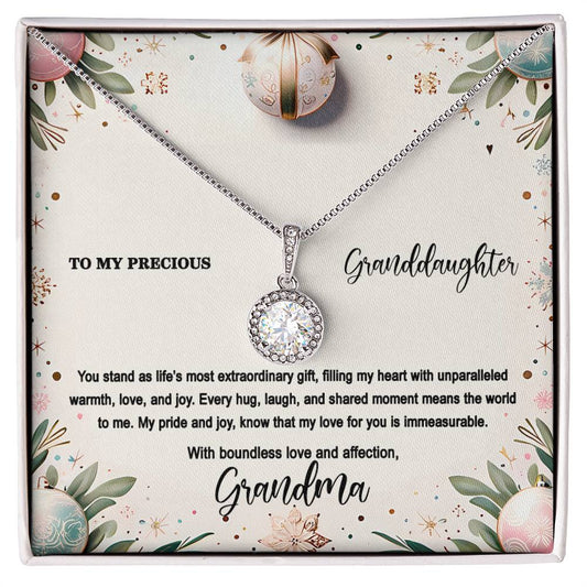 4048(b) Eternal Hope Necklace, Gift to my Granddaughter with Beautiful Message Card