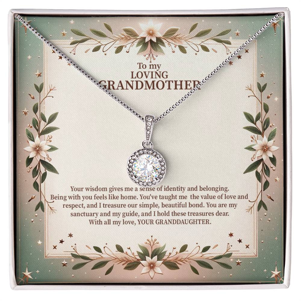 4049b Eternal Hope Necklace, Gift to my Grandma with Beautiful Message Card