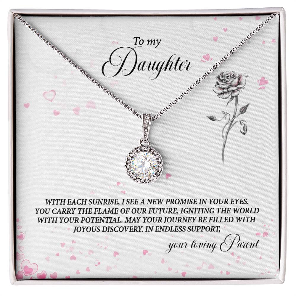 4037a Eternal Hope Necklace, Gift to my Daughter with Beautiful Message Card