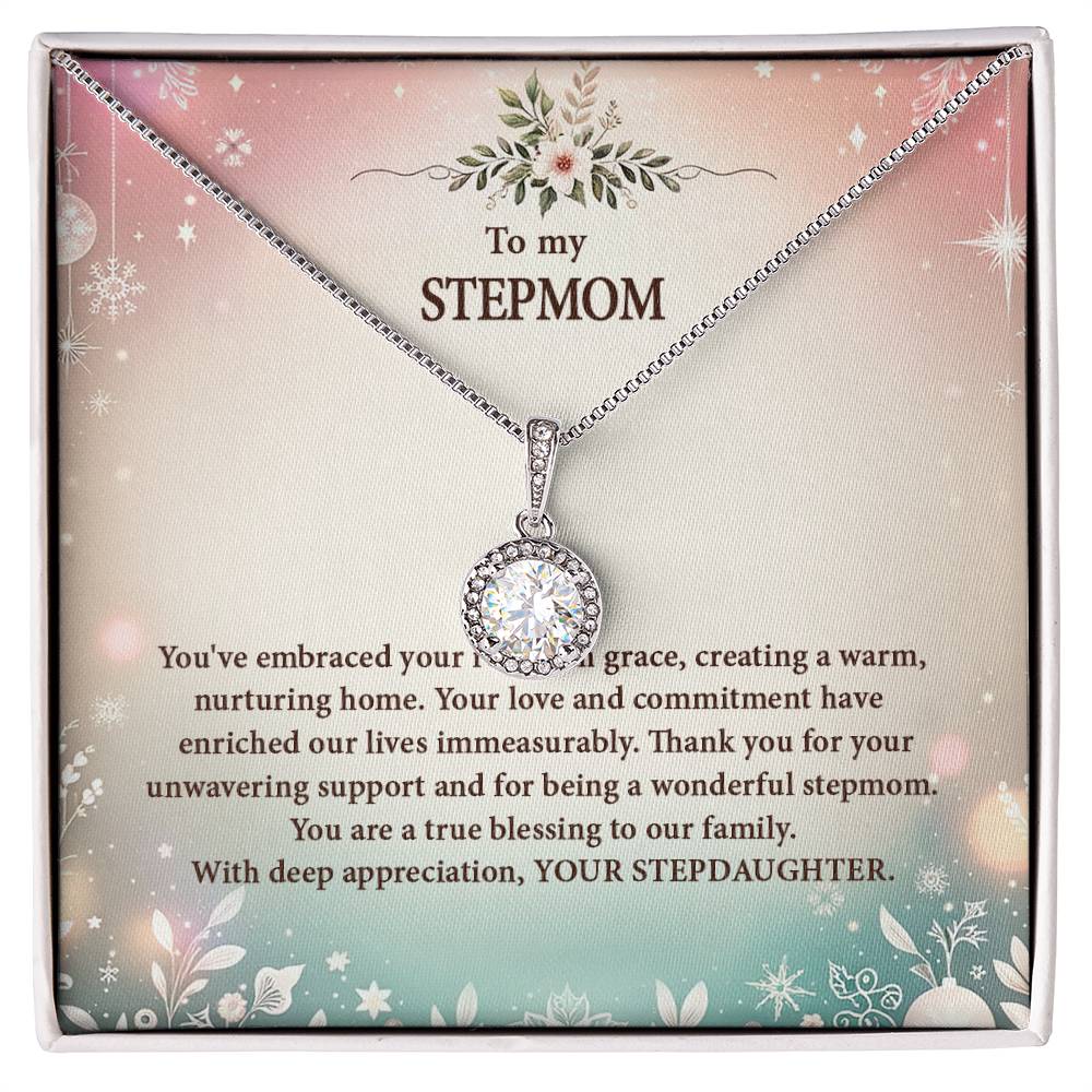 4057k Eternal Hope Necklace, Gift to my Stepmom with Beautiful Message Card