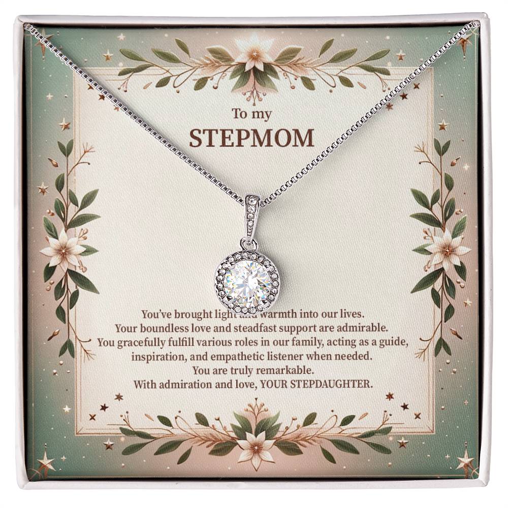 4049c Eternal Hope Necklace, Gift to my Stepmom with Beautiful Message Card