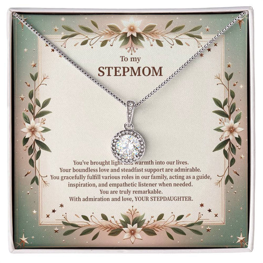 4049c Eternal Hope Necklace, Gift to my Stepmom with Beautiful Message Card