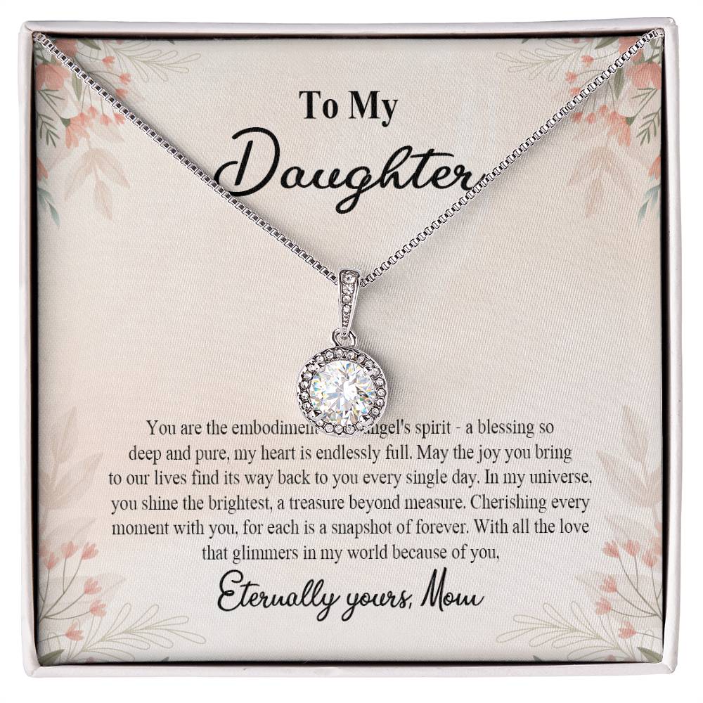 4025b Eternal Hope Necklace, Gift to my Daughter with Beautiful Message Card