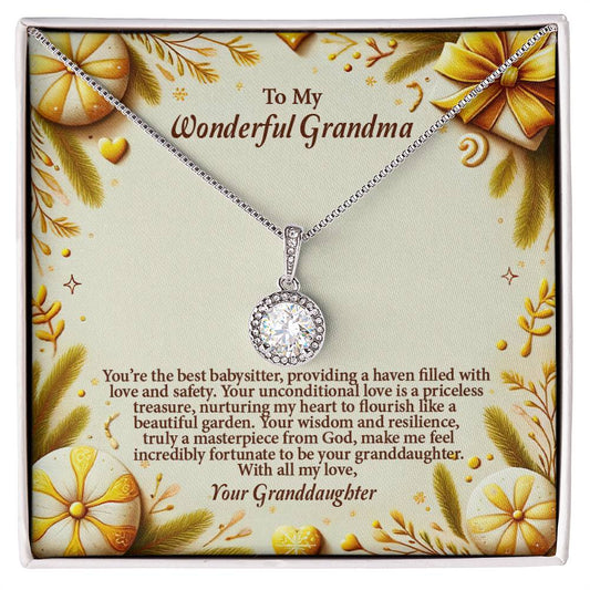 4056a Eternal Hope Necklace, Gift to my Grandma with Beautiful Message Card
