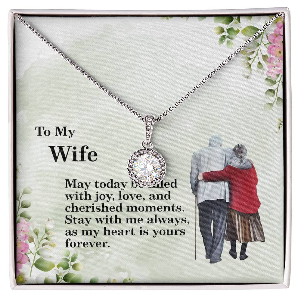 4028 Eternal Hope Necklace, Gift to My Wife with Beautiful Message Card