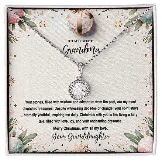 4048(c) Eternal Hope Necklace, Gift to my Grandma with Beautiful Message Card