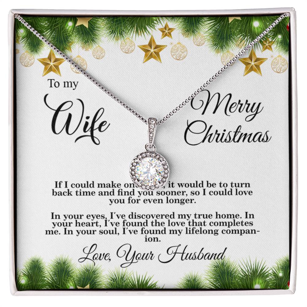 4004b Eternal Hope Necklace, Gift to My Wife with Beautiful Message Card