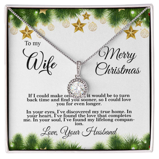 4004b Eternal Hope Necklace, Gift to My Wife with Beautiful Message Card