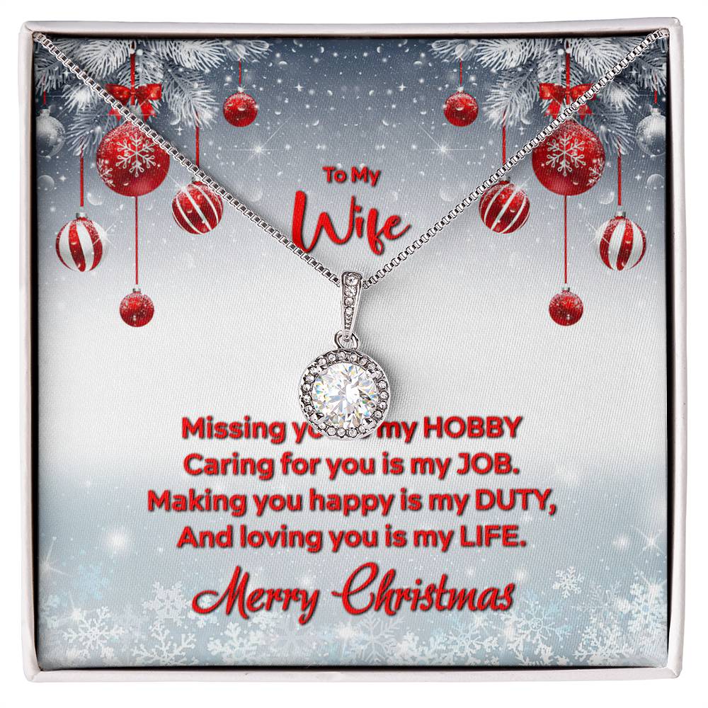 4012 Eternal Hope Necklace, Gift to My Wife with Beautiful Message Card