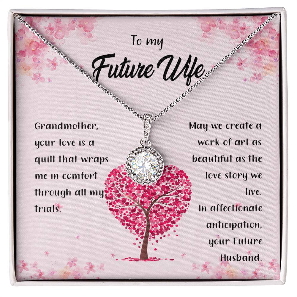 4042b fix Eternal Hope Necklace, Gift to my Future Wife with Beautiful Message Card