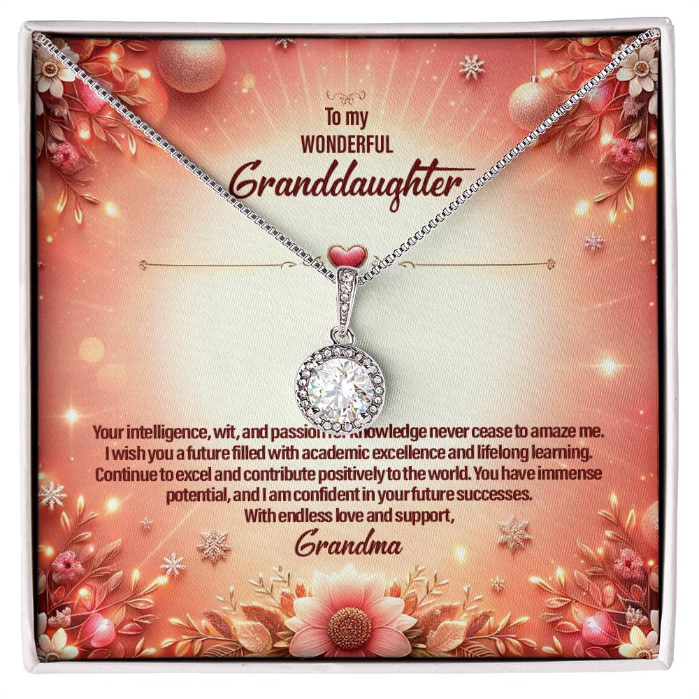 4051a Eternal Hope Necklace, Gift to my Granddaughter with Beautiful Message Card