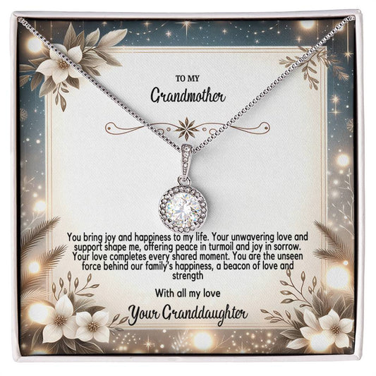 4055(b) Eternal Hope Necklace, Gift to my Grandma with Beautiful Message Card