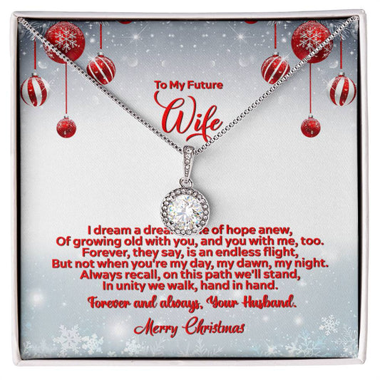 4012b Eternal Hope Necklace, Gift to My Wife with Beautiful Message Card