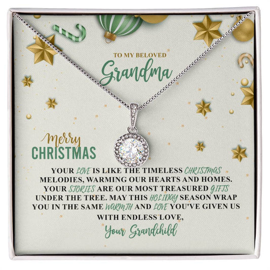 94387c Eternal Hope Necklace, Gift to my Grandma with Beautiful Message Card