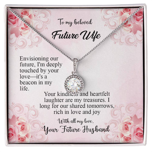 4036b Eternal Hope Necklace, Gift to my Future Wife with Beautiful Message Card