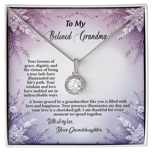4054a Eternal Hope Necklace, Gift to my Grandma with Beautiful Message Card