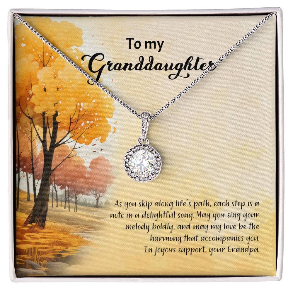 4041d Eternal Hope Necklace, Gift to my Granddaughter with Beautiful Message Card