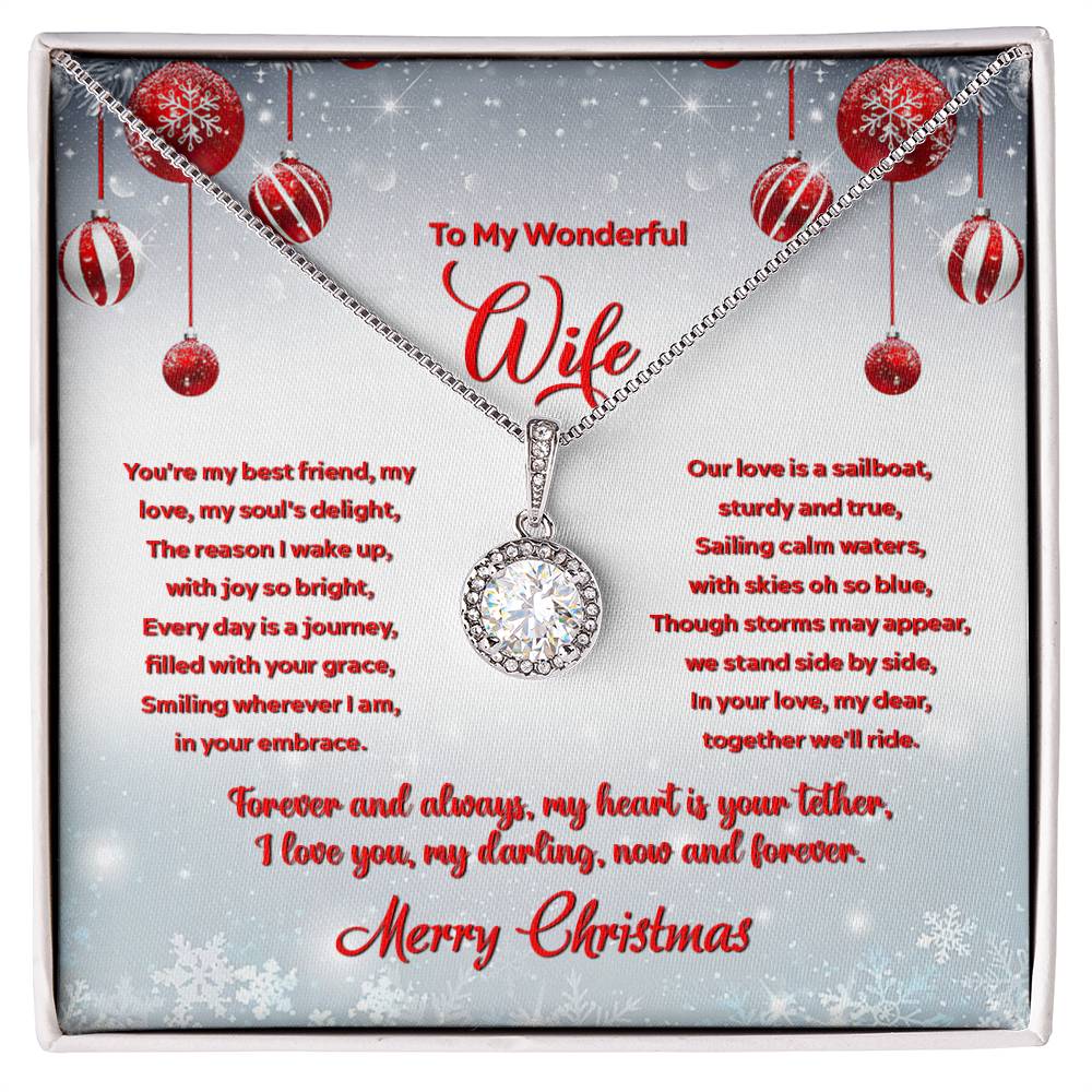 4012c Eternal Hope Necklace, Gift to My Wife with Beautiful Message Card