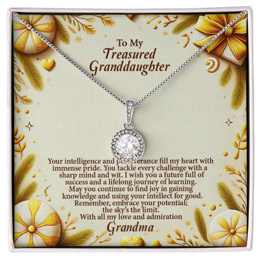 4056b Eternal Hope Necklace, Gift to my Granddaughter with Beautiful Message Card