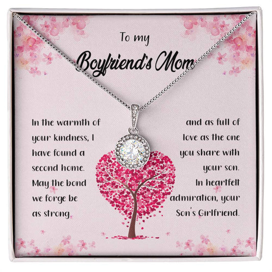 4042c Eternal Hope Necklace, Gift to my Boyfriend's Mom with Beautiful Message Card
