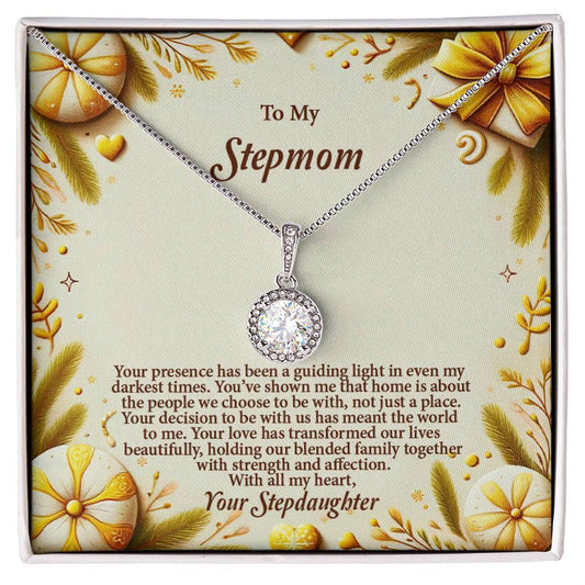 4056c Eternal Hope Necklace, Gift to my Stepmom with Beautiful Message Card