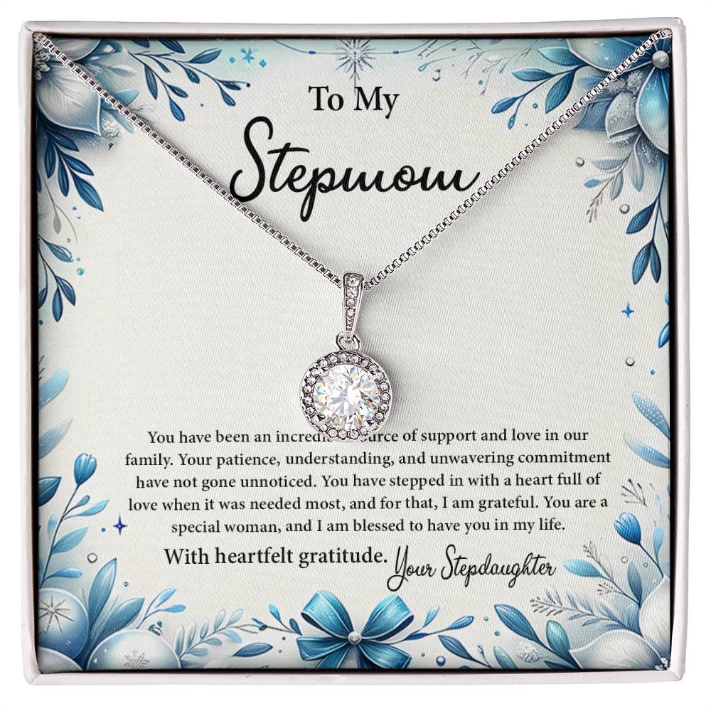 4050b Eternal Hope Necklace, Gift to my Stepmom with Beautiful Message Card