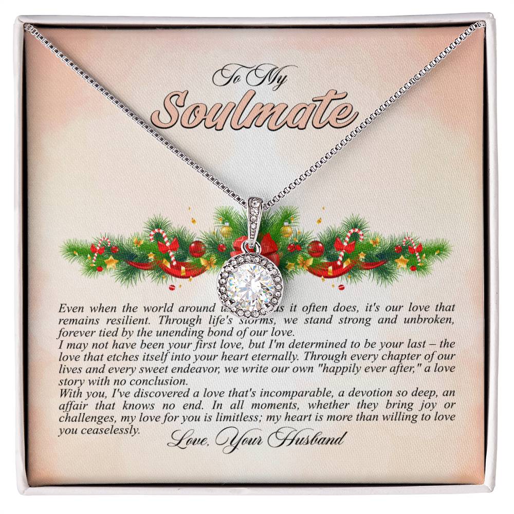 4009a Eternal Hope Necklace, Gift to My Soulmate with Beautiful Message Card