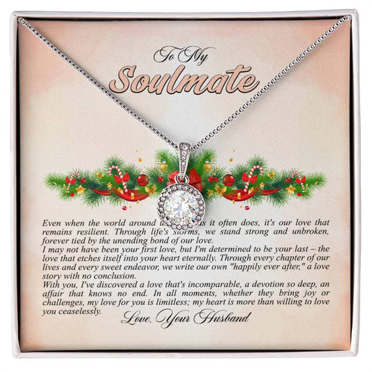 4009a Eternal Hope Necklace, Gift to My Soulmate with Beautiful Message Card