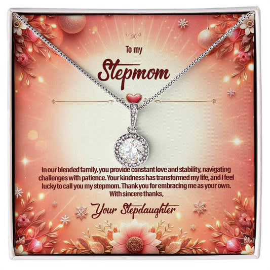 4051b Eternal Hope Necklace, Gift to my Stepmom with Beautiful Message Card