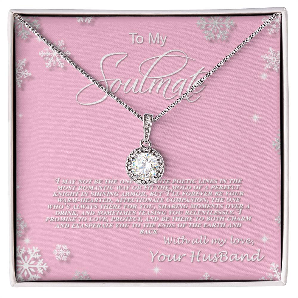 4006b Eternal Hope Necklace, Gift to My Soulmate with Beautiful Message Card