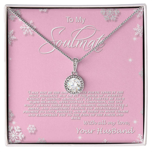 4006b Eternal Hope Necklace, Gift to My Soulmate with Beautiful Message Card