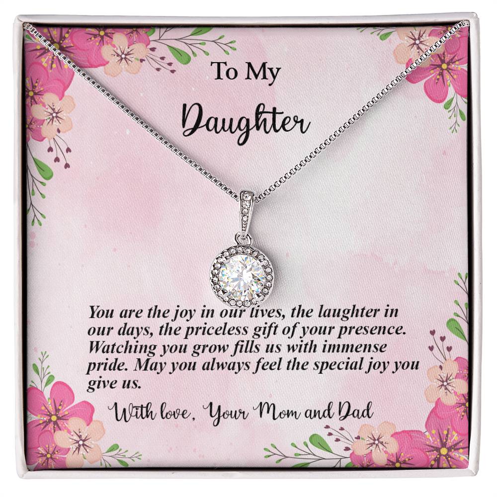 4035c Eternal Hope Necklace, Gift to my Daughter with Beautiful Message Card