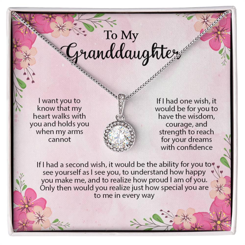 4035 Eternal Hope Necklace, Gift to my Granddaughter with Beautiful Message Card