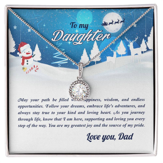 4008a Eternal Hope Necklace, Gift to my Daughter with Beautiful Message Card