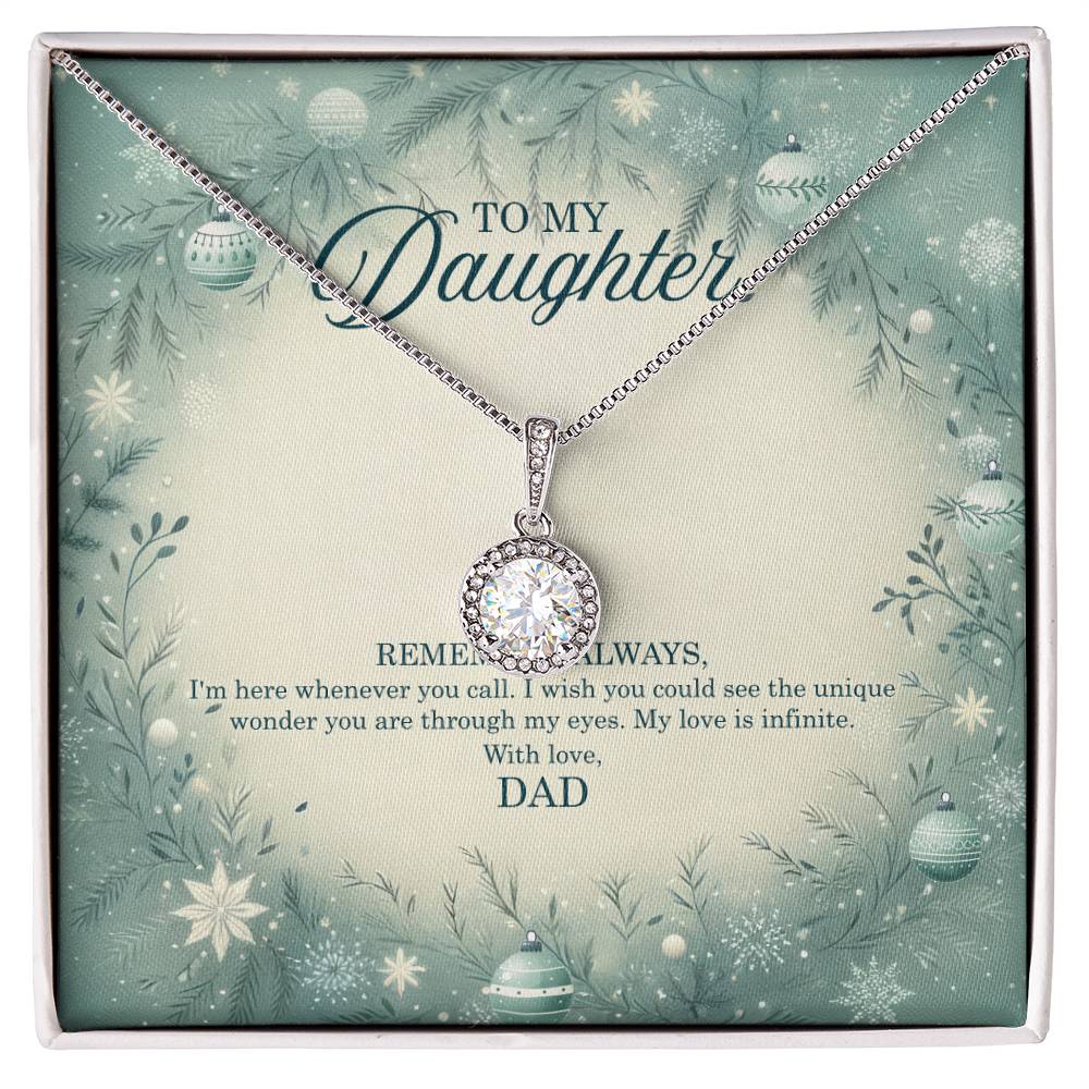 95320 a Eternal Hope Necklace, Gift to my Daughter with Beautiful Message Card