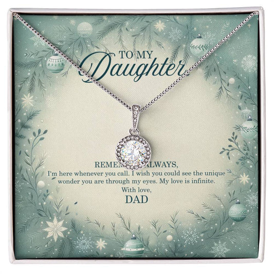 95320 a Eternal Hope Necklace, Gift to my Daughter with Beautiful Message Card