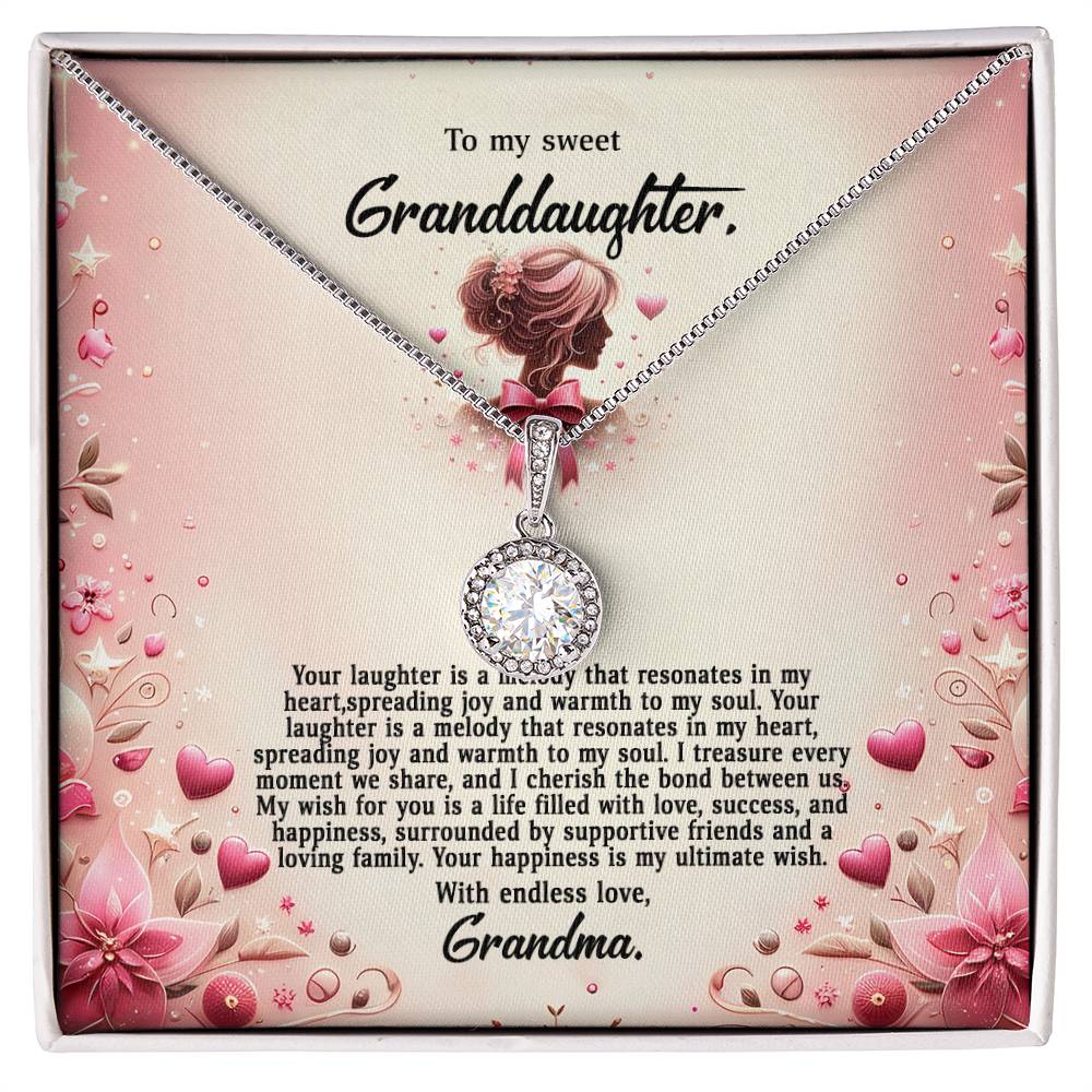 4058(b) Eternal Hope Necklace, Gift to my Granddaughter with Beautiful Message Card