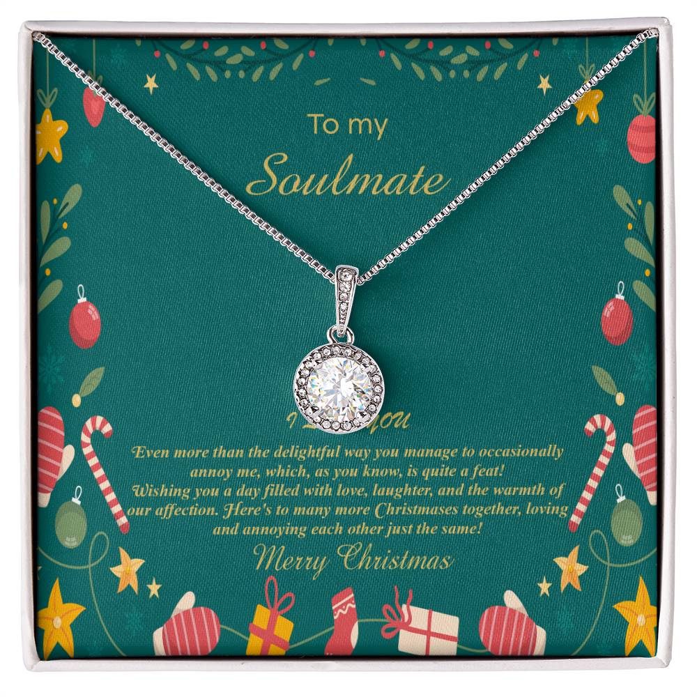 94098b Eternal Hope Necklace, Gift to My Soulmate with Beautiful Message Card