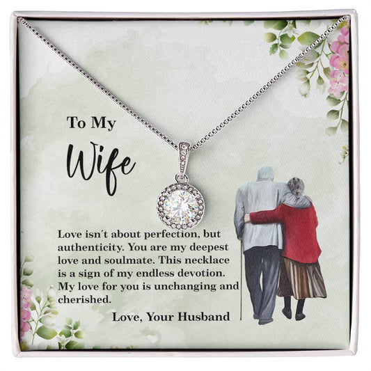 4028b Eternal Hope Necklace, Gift to My Wife with Beautiful Message Card